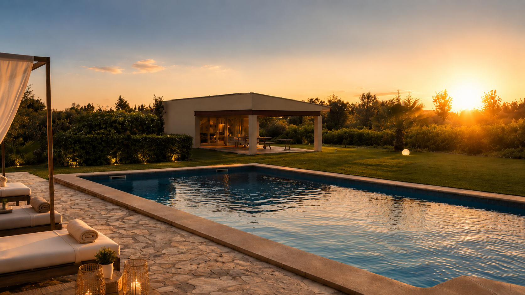 Pool and Terraces